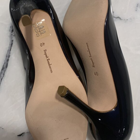 Rupert Sanderson Navy Patent Heels - New in Box - Picture 3 of 8